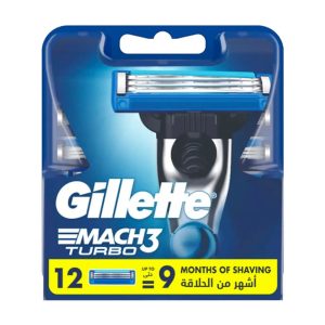 GILLETTE MACH3 TURBO RASIERKLINGEN 12ER